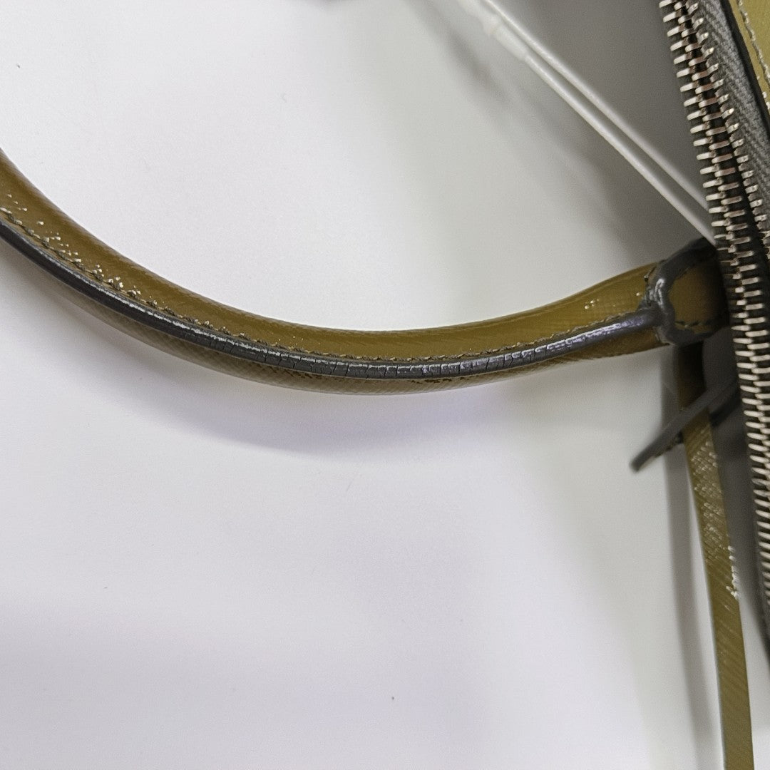 Saffiano Calfskin Tote Bag Large Green