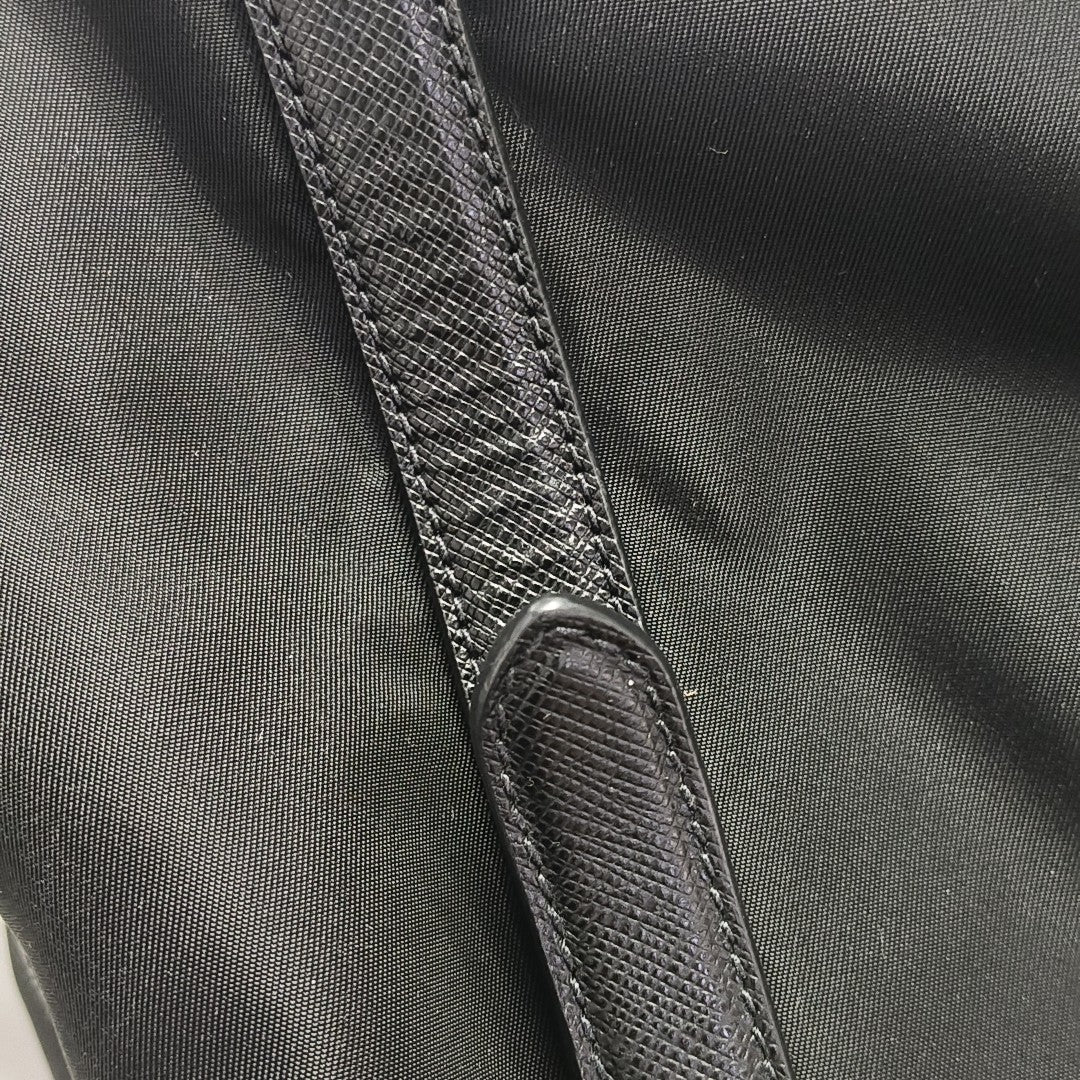 Canvas Top Handle Bag Black