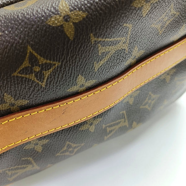 KEEPALL 45 Monogram Coated Canvas Brown