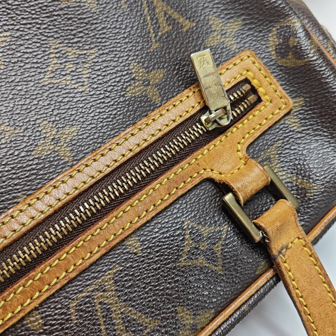 CITE Monogram Coated Canvas Brown