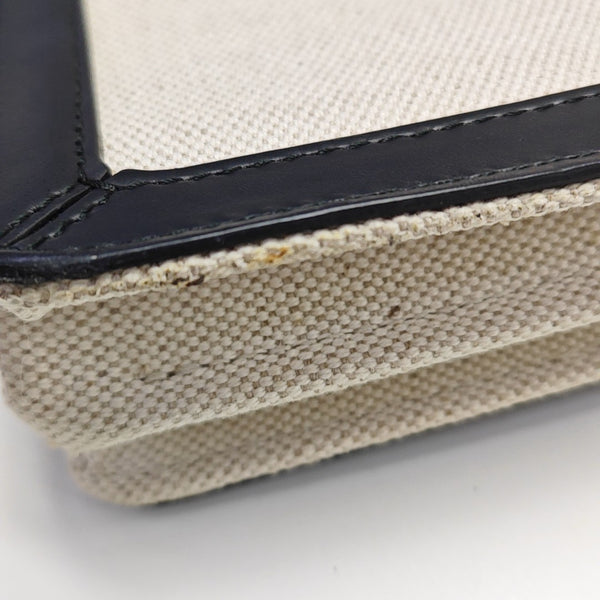 Navy Medium Fabric White