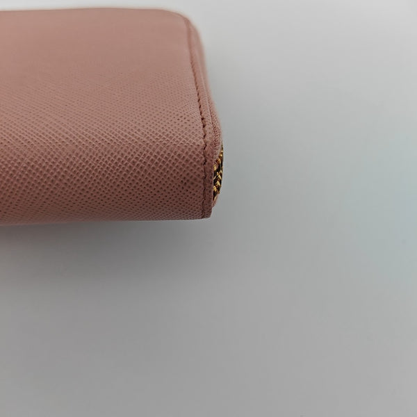 Saffiano Calfskin Wallet Pink