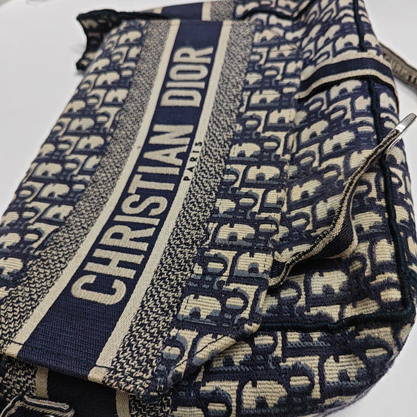 Diorcamp Large Oblique Canvas Blue