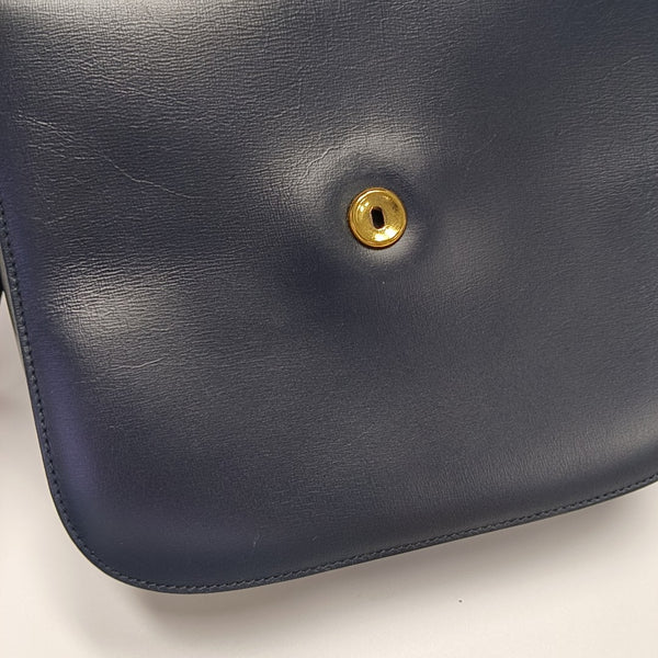 Calfskin Crossbody Bag Blue