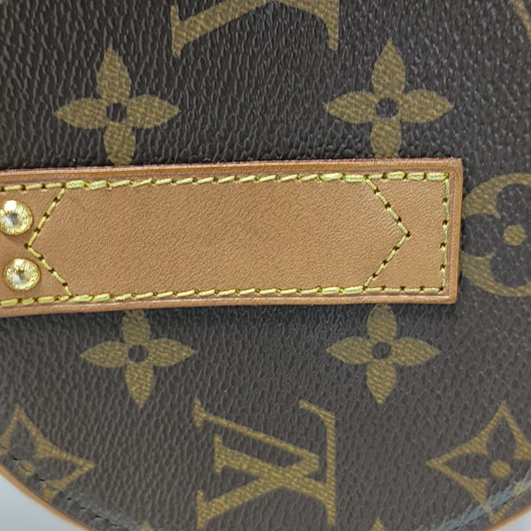 BOITE CHAPEAU Mini Monogram Coated Canvas Brown