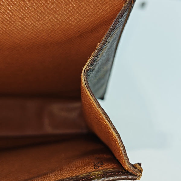 POCHETTE RABAT Monogram Coated Canvas Brown