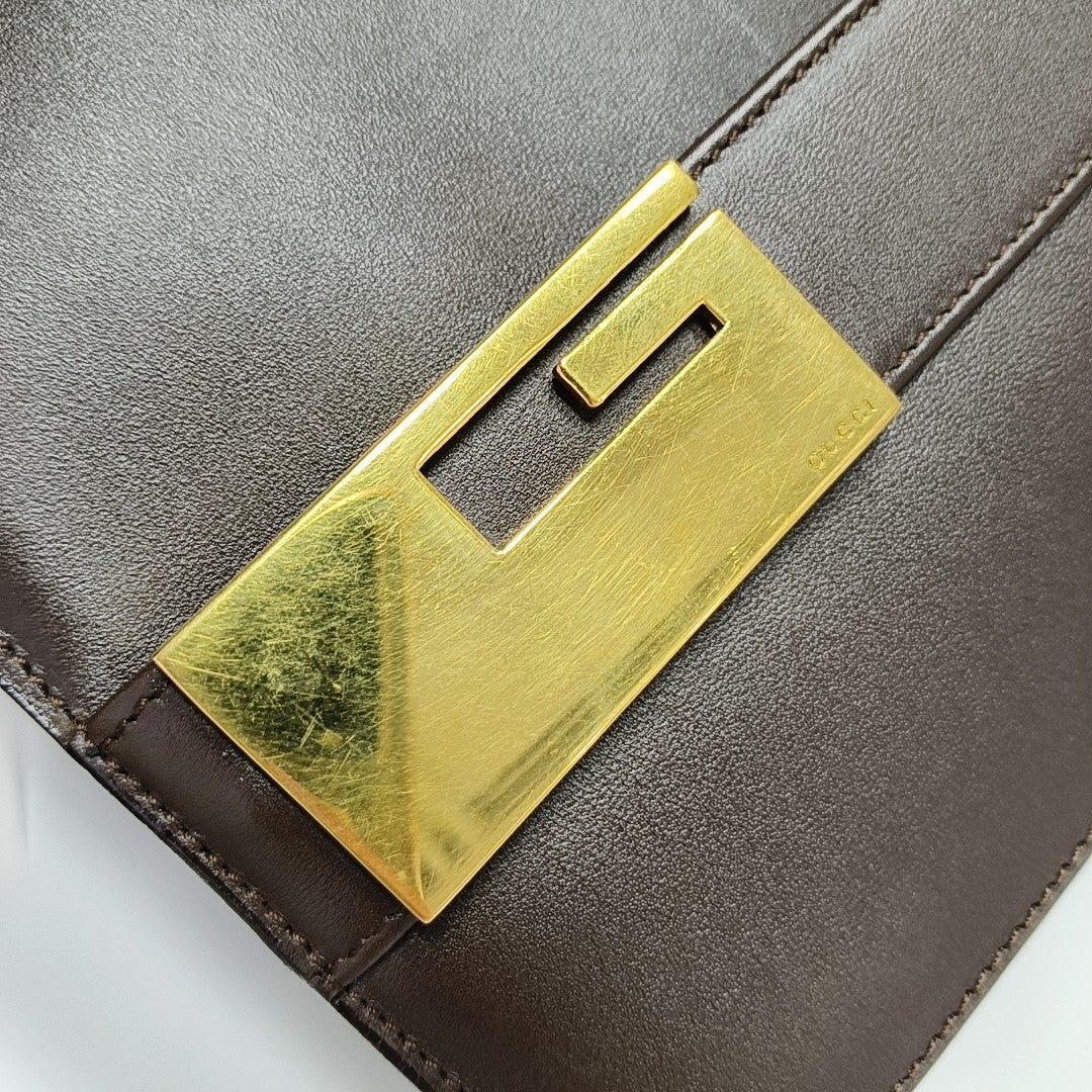 Calfskin Tote Bag Brown
