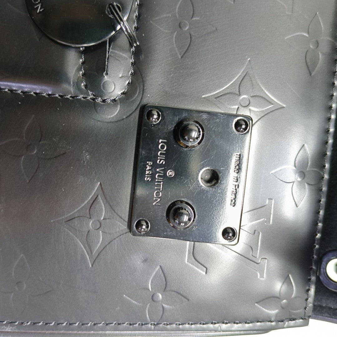 Calfskin Top Handle Bag Black