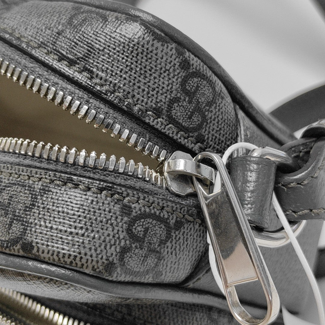 Ophidia Small Coated Canvas Gray