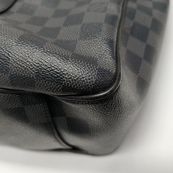 TADAO MM Damier Graphite Coated Canvas Gray