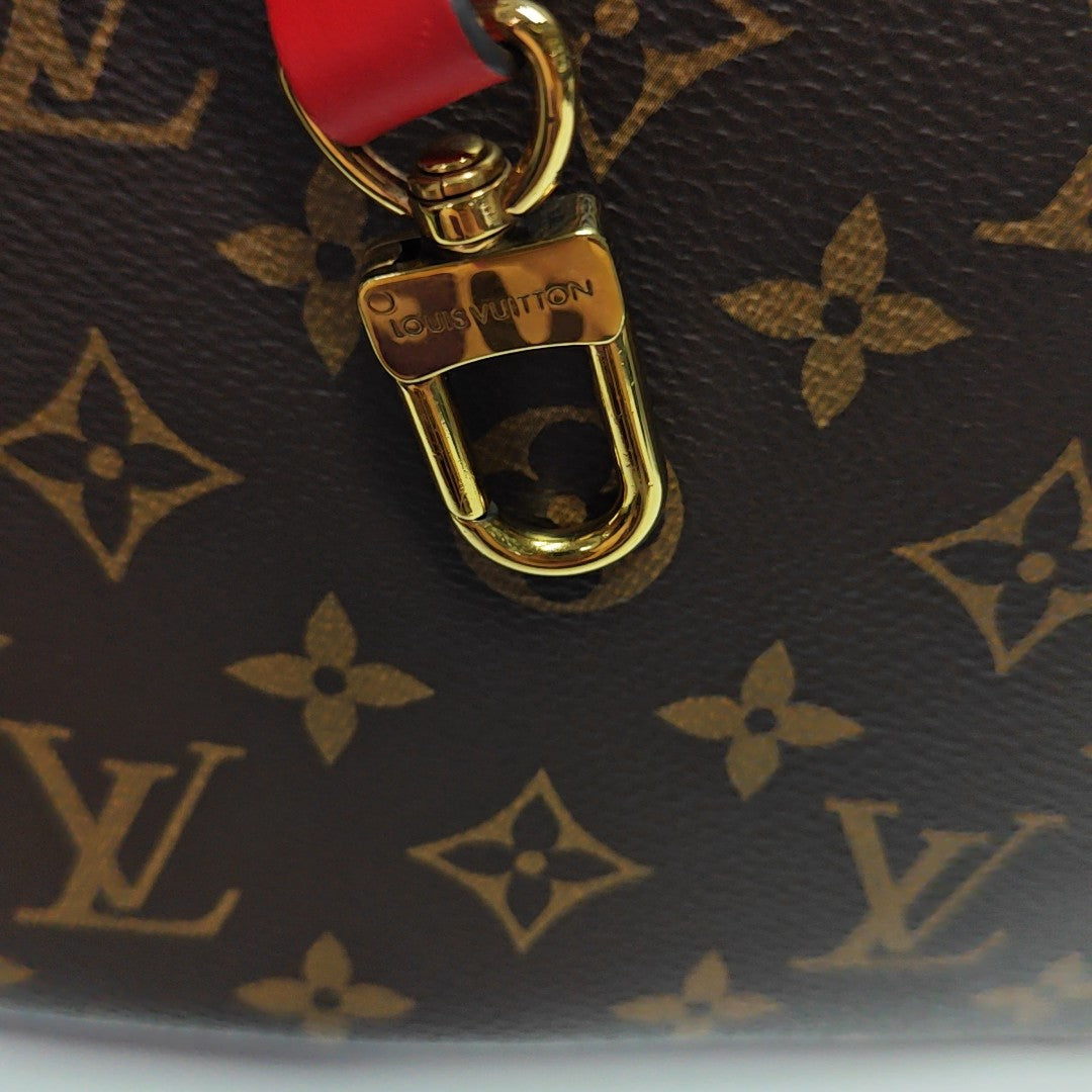 NÉONOÉ MM Monogram Coated Canvas Brown
