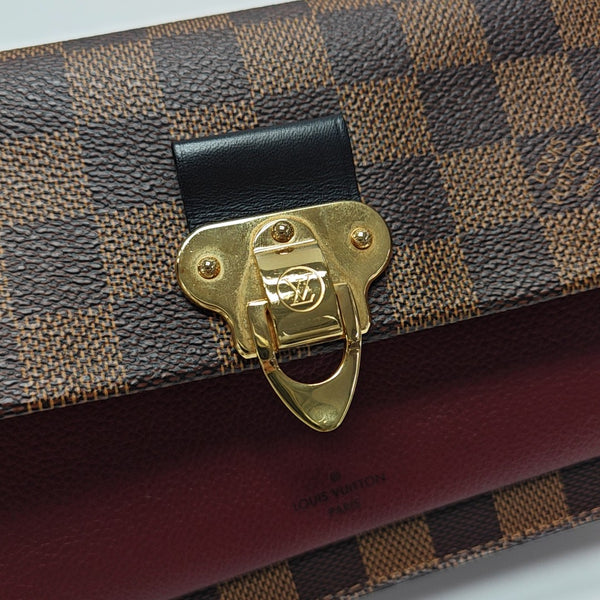 VAVIN Damier Ebene Coated Canvas Brown