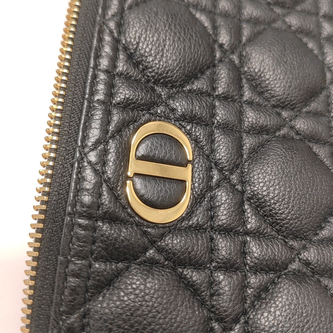 Dior Caro Large Calfskin Black