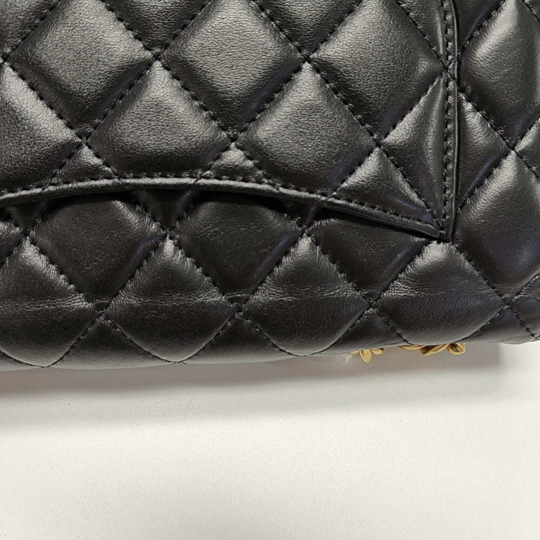 TRENDY CC Quilted Lambskin Black