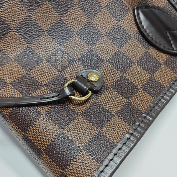 NEVERFULL MM Damier Ebene Coated Canvas Brown