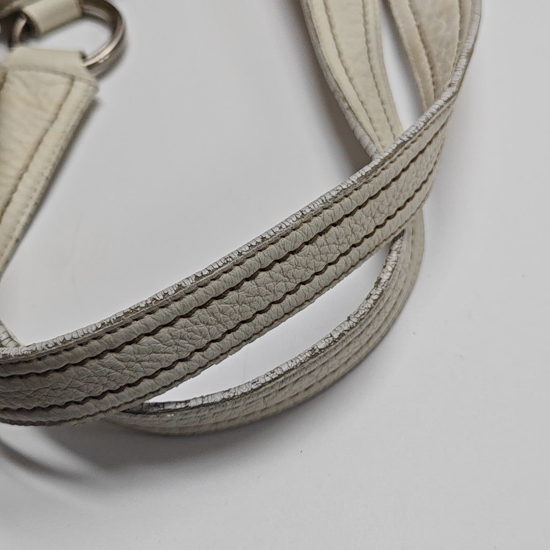 Canvas Top Handle Bag Beige