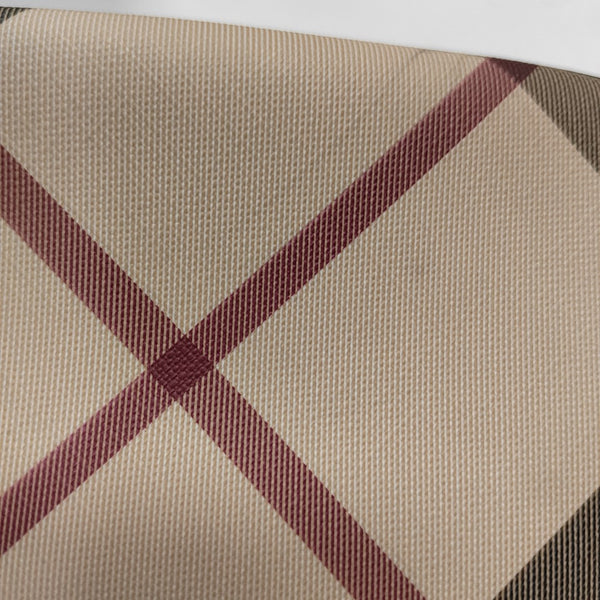 Coated Canvas Tote Bag Beige