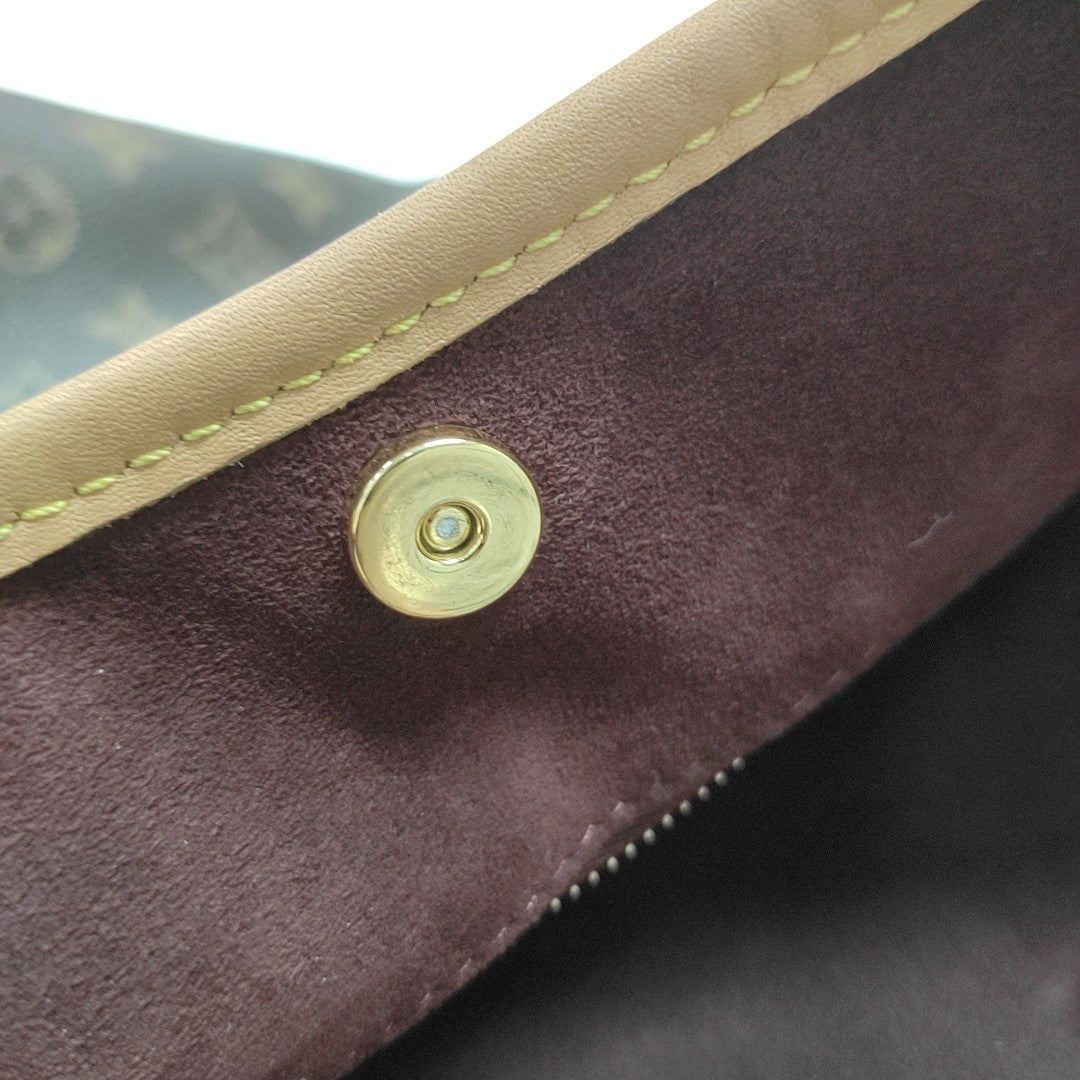 CARRYALL MM Monogram Coated Canvas Brown