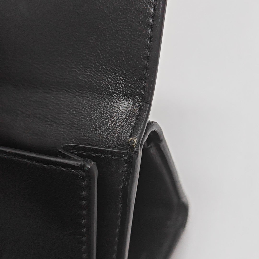 Calfskin Card Holder Black