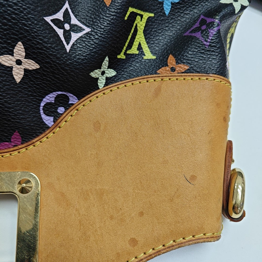 LV × TM JUDY Monogram Coated Canvas Black