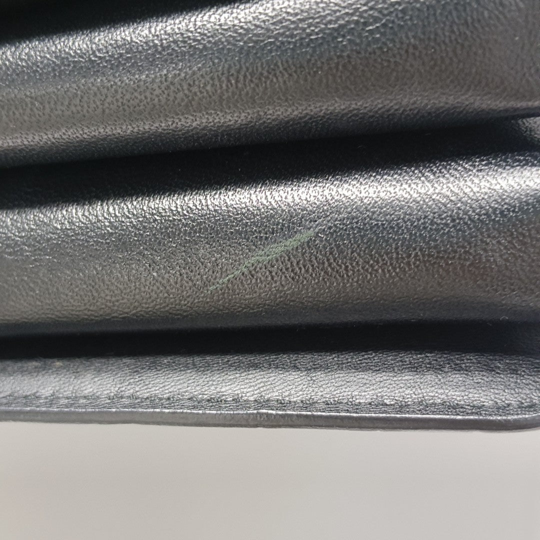 B. Small Calfskin Black