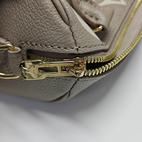 SPEEDY 20 Monogram Calfskin Gray