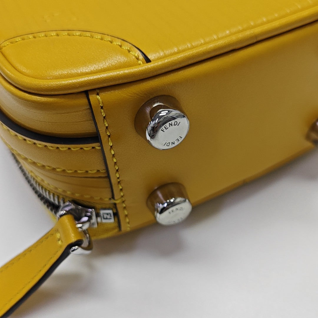 Calfskin Shoulder Bag Mini Yellow