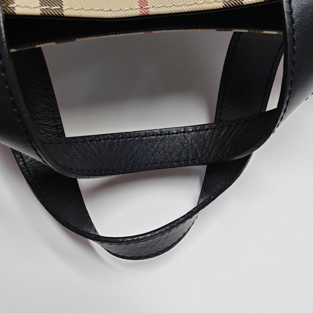 Coated Canvas Top Handle Bag Multicolor