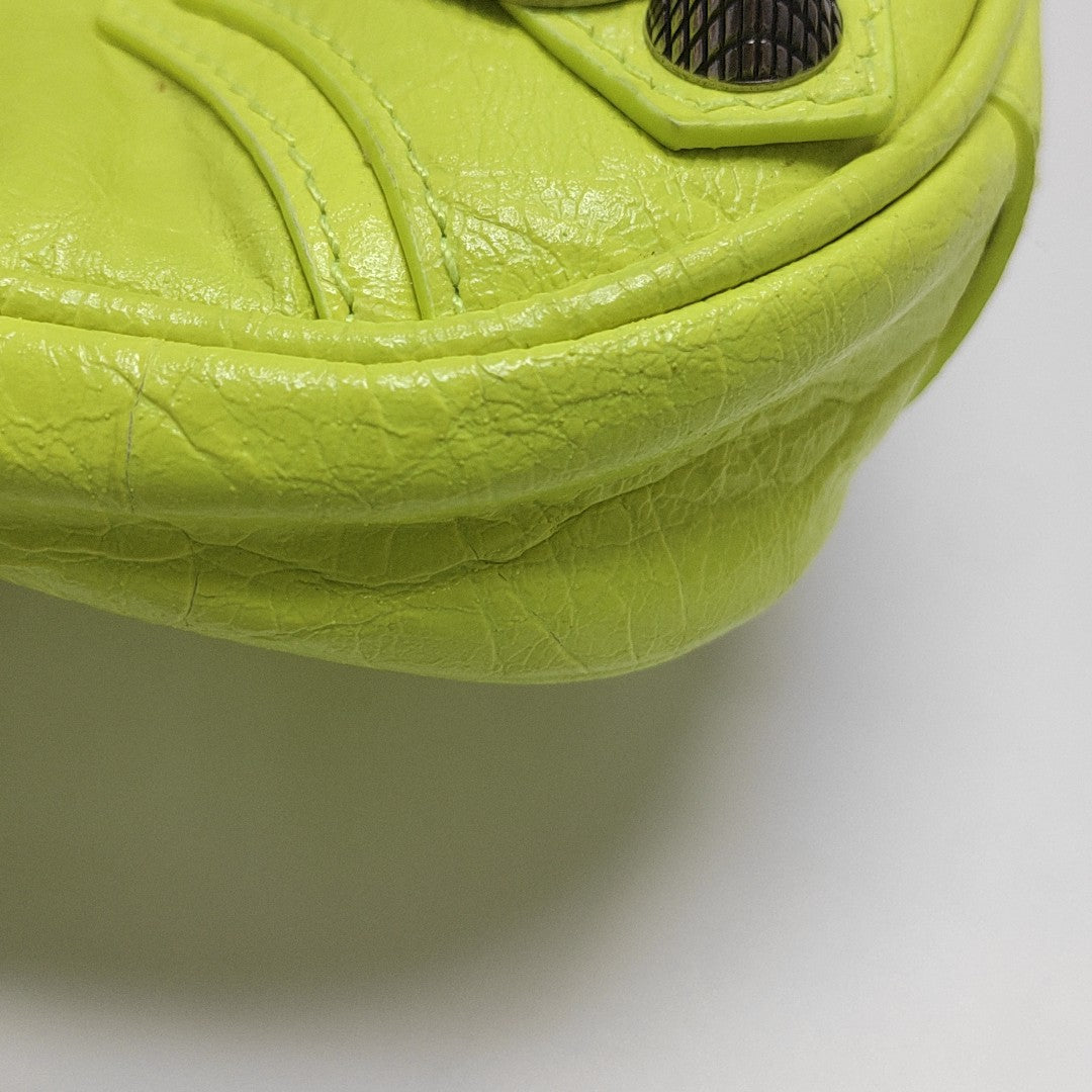 Le Cagole Mini Calfskin Green