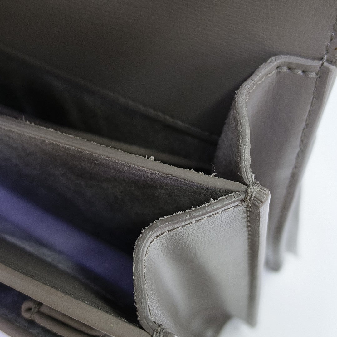 SUNSET Medium Calfskin Gray