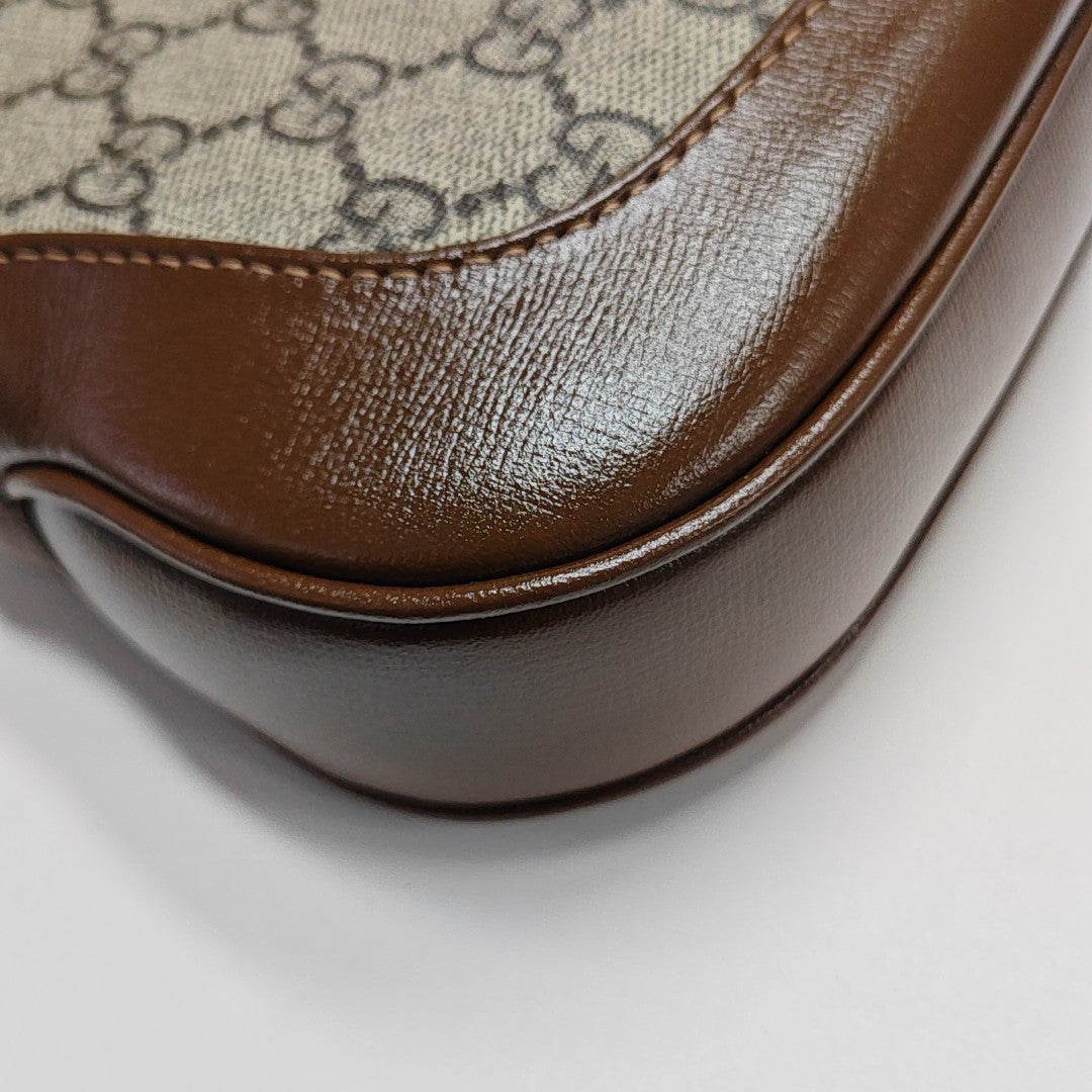 Jackie 1961 Small Monogram Coated Canvas Beige