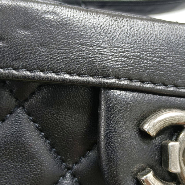 Quilted Lambskin Black