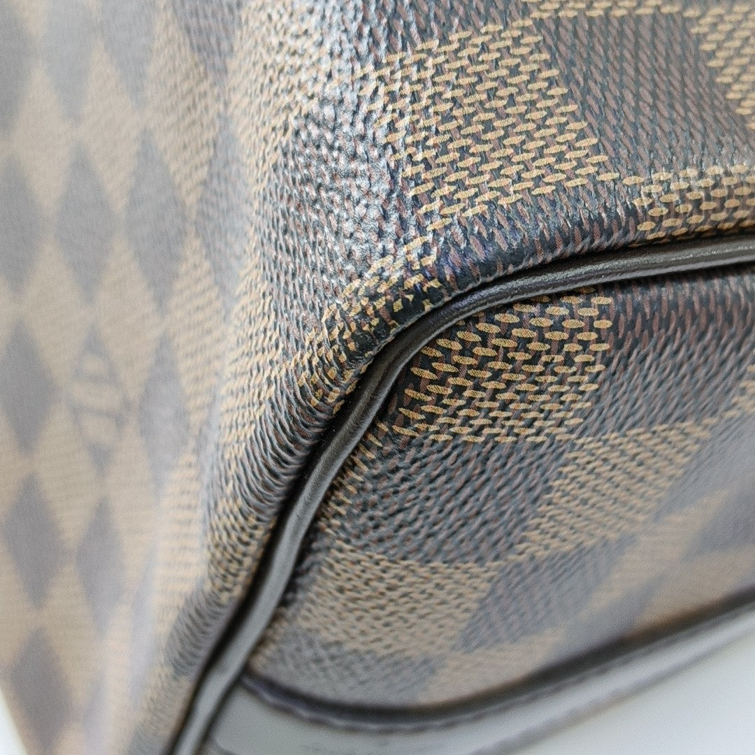 SPEEDY 25 Damier Ebene Coated Canvas Brown