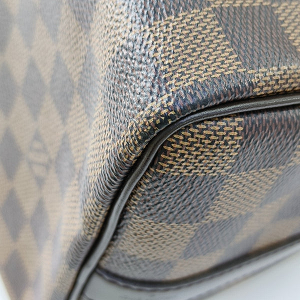 SPEEDY 25 Damier Ebene Coated Canvas Brown