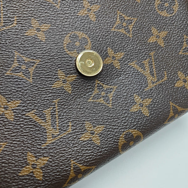 LOCKY BB Monogram Coated Canvas Brown