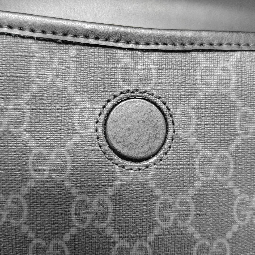 Neo Vintage Monogram Coated Canvas Black