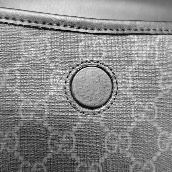 Neo Vintage Monogram Coated Canvas Black