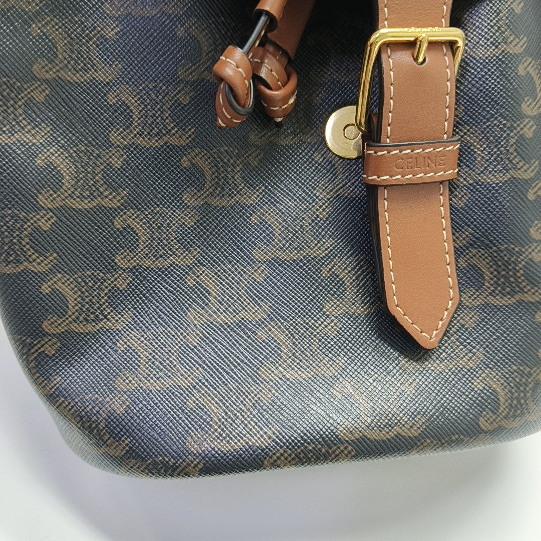 TRIOMPHE Mini Coated Canvas Brown