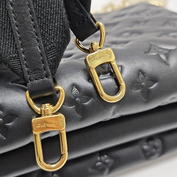 COUSSIN PM Lambskin Black