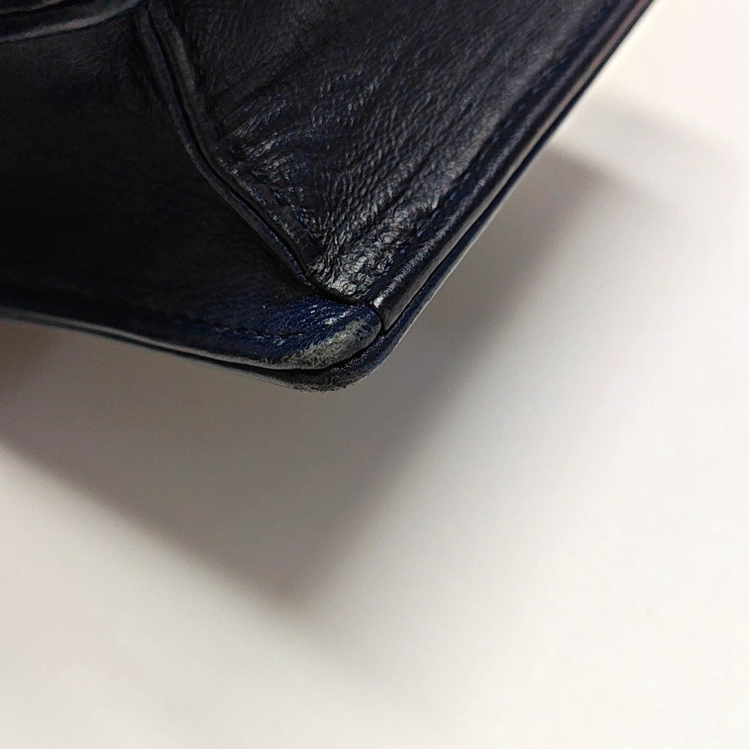 Authenticated pre-owned  Diorama Cannage Calfskin Blue - Shoulder Bag at Looply