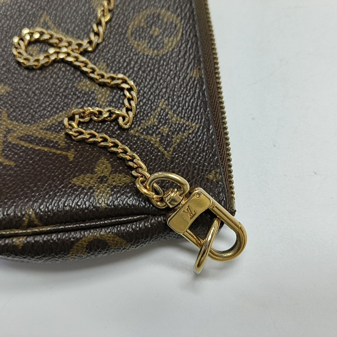 ACCESSOIRES Mini Monogram Coated Canvas Brown