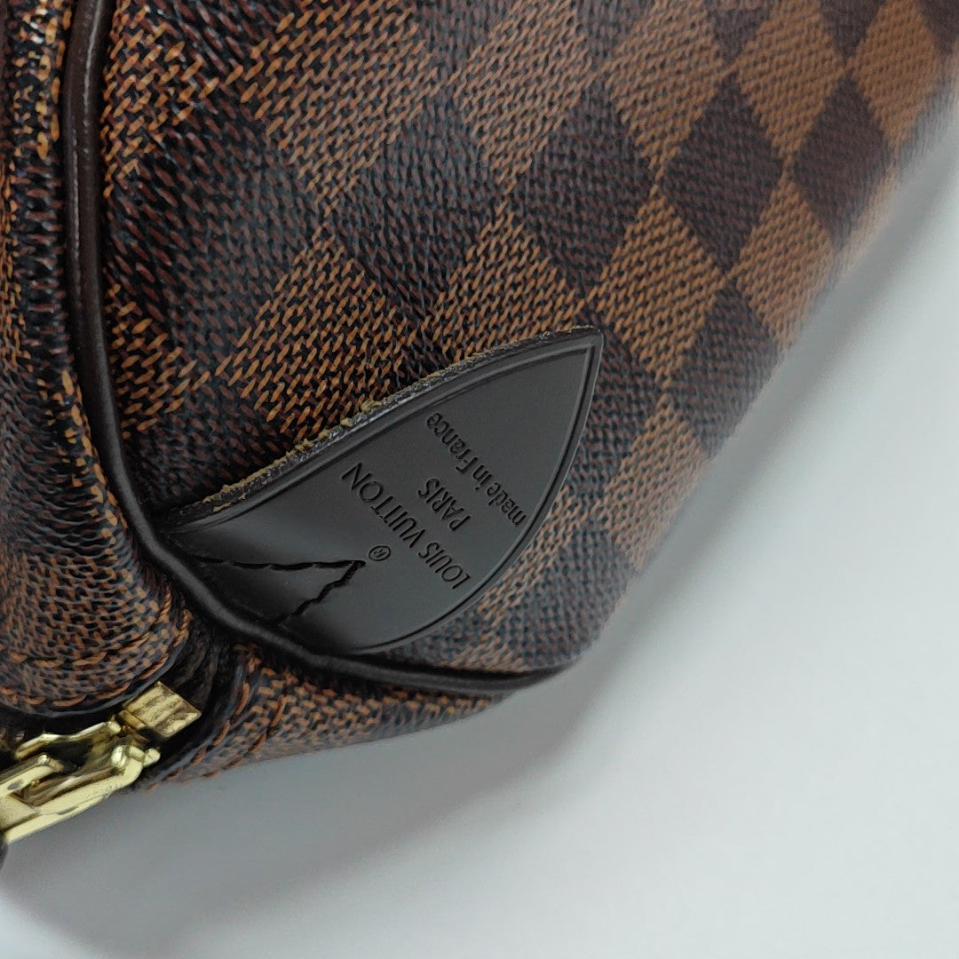 SPEEDY 25 Damier Ebene Coated Canvas Brown
