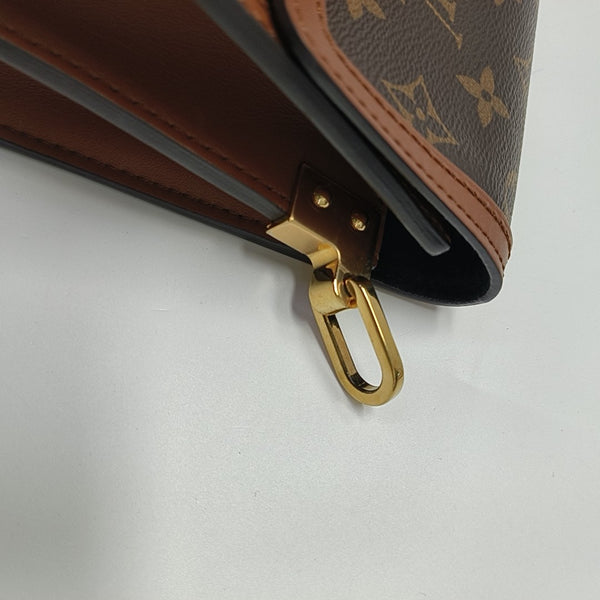 DAUPHINE Mini Monogram Coated Canvas Brown