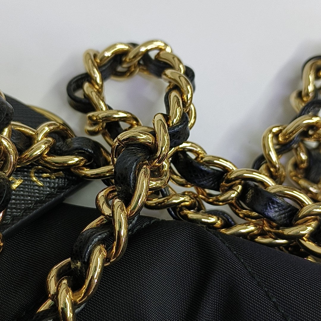Re-Edition 1995 Chaîne Quilted Nylon Black