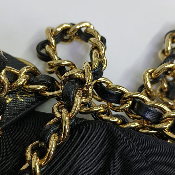 Re-Edition 1995 Chaîne Quilted Nylon Black