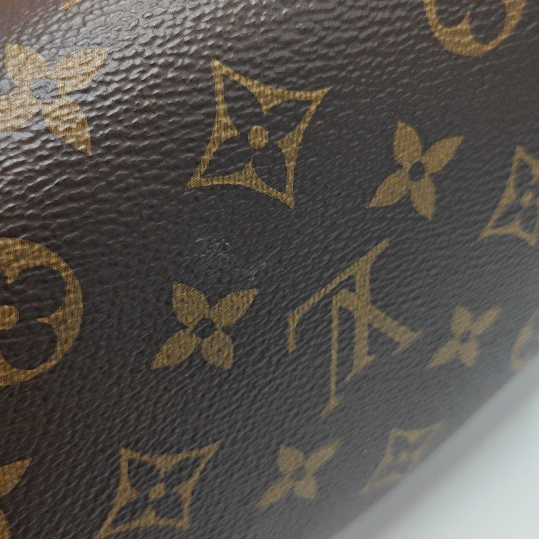 SPEEDY 20 Monogram Coated Canvas Brown