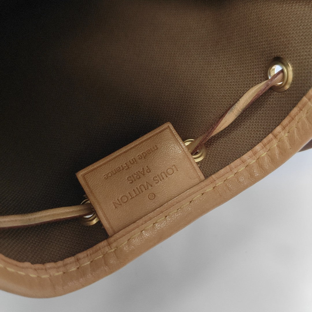 NÉONOÉ Nano Monogram Coated Canvas Brown