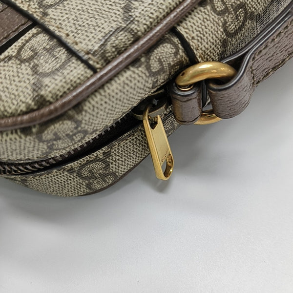 Authenticated pre-owned  Ophidia Mini Monogram Coated Canvas Beige - Shoulder Bag at Looply