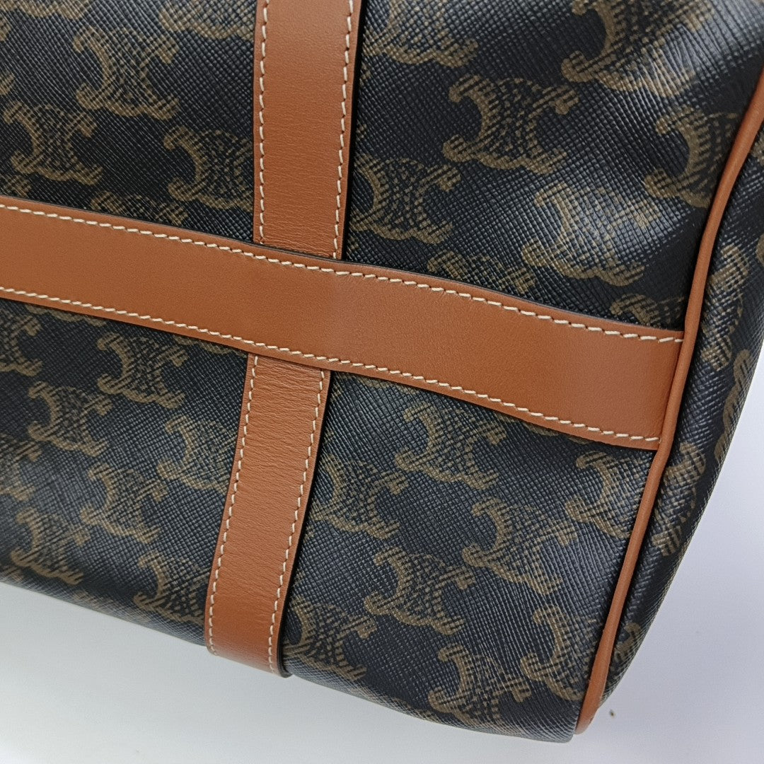 TRIOMPHE CANVAS Medium Coated Canvas Brown