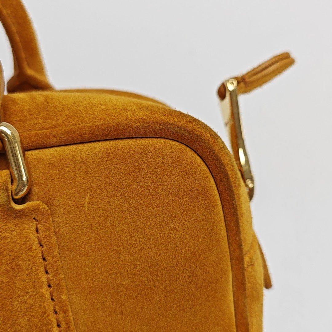 Arcadie Small Suede Yellow